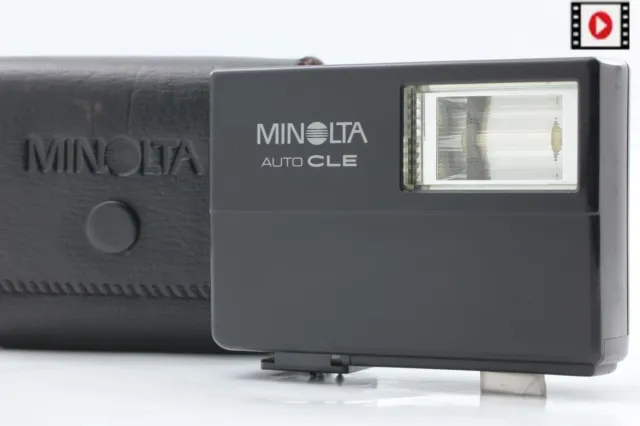 TESTED [NEAR MINT w/ Case] MINOLTA Auto CLE TTL Electro Flash Strobe From JAPAN