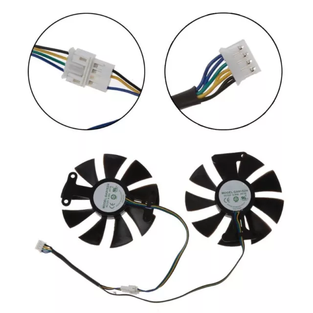 85MM 4Pin GA91S2H 12V 0.35A Graphics Card Cooling Fan for GTX 1060 GTX950 2