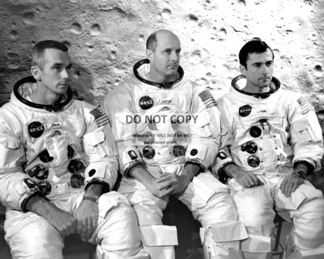 Apollo 10 Crew Portrait - Cernan, Stafford & Young - 8X10 Nasa Photo (Ep-223)