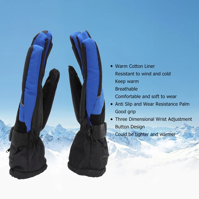 Gants Chauffants De Ski Gants Chauffants Réglables Haute Sécurité 2 5 W