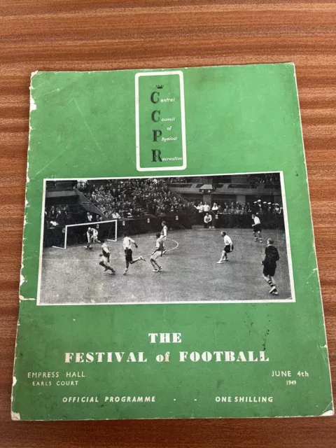 Festival Of Football 1949 Brentford Charlton Chelsea Derby Spurs West Ham Wolves