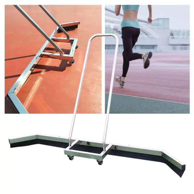 Water Squeegee with Wheels Heavy Duty Water Pusher Rubber Strip for Tennis Court
