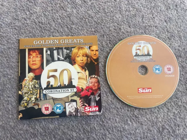 CORONATION STREET 50 Promo Disc DVD Soap TV 2010 5x Episodes ITV Golden Greats