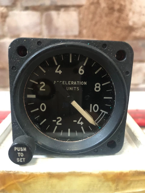 CANBERRA AIRCRAFT XH168 Accelerometer Indicator. Part No: KAE0504K. Ex ...