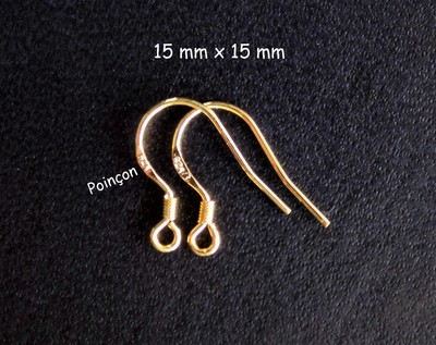 200x Supports et Crochets Boucles Doreilles En Argent 925 et cuivre 
