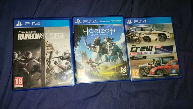 Rainbow Six Siege + Horizon Zéro Down + The Crew Ultimate Edition