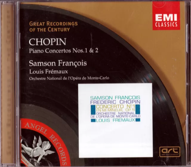 Chopin (CD Album) Piano Concertos 1 & 2  LIKE NEW