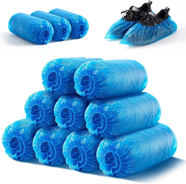 HUADYMEET Shoe Covers Disposable Non Slip for Indoors-100Pack(50 Pairs)-Waterpro