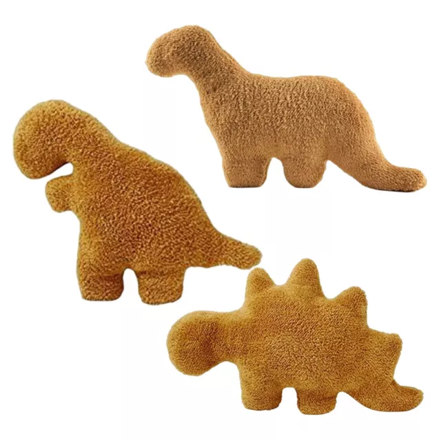 Dino Nugget Kissen Chicken Nugget Plüschtier Cartoon Dinosaurier Stofftier Pupp