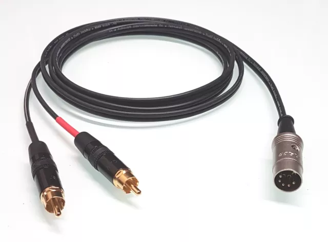 ✅Sommercable "Onyx 2008" / HighEnd Adapterkabel / 1x DIN auf 2x Cinch / OFC✅