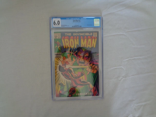 CGC Universal Grade The Invincible Iron Man Number 11 1969, CGC 6.0, Collectable