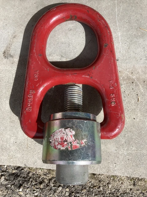 Crosby USA Double Swivel Lifting Hook F-4 5HC Red 24,000 LBS