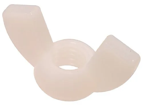 The Group 2571 1/420 Wing Nut Nylon 10pack White