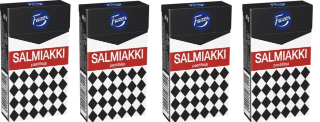 Fazer Salmiakki Salmiak 40g x 4 box Finland