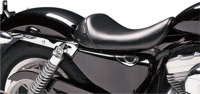 Harley Le Pera Bare Bones Solo Seat Single Cover 04-22 XL Sportster LF-006 Black