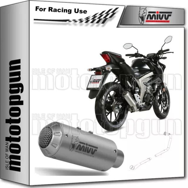 Mivv Auspuff Komplett Race Mk3 Suzuki Gsx-S 125 2017 17 2018 18 2019 19 2020 20