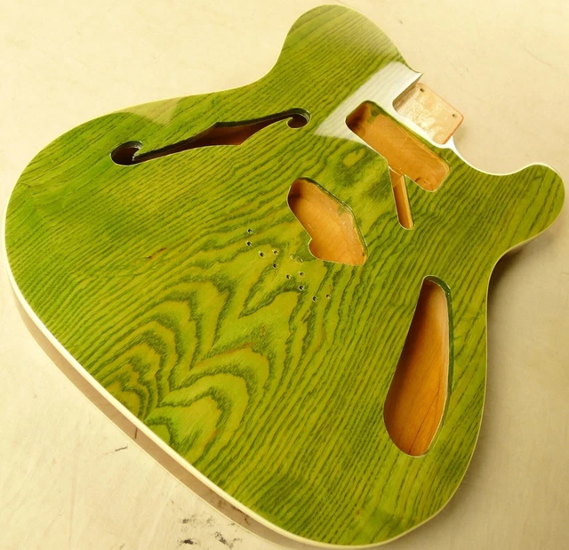Tele Telecaster Thinline Style Semi Hollow Body 2pcs Alder Swamp Ash Humbucker