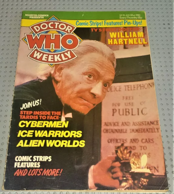 DOCTOR WHO WEEKLY Magazine no. 15, January 23rd 1980,   Marvel Comics