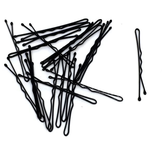 Lot De Pinces à Cheveux Épingles 45mm - Noir Ou Brun - 20, 50 Ou 100 Pièces - Neuf