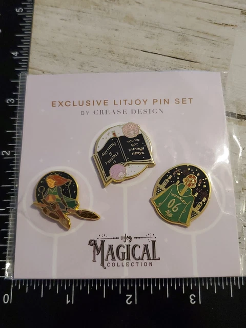 LitJoy Magical Harry Potter Crate Exclusive Ginny Weasley Enamel 3 Pin Set sf