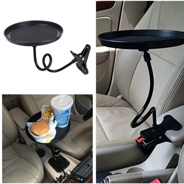 360° Car Black Swivel Mount Holder Travel Drink Cup Coffee Table Stand Food Tray 360° Car Black Swivel Mount Holder Travel Drink Cup Coffee Table Stand Food Tray