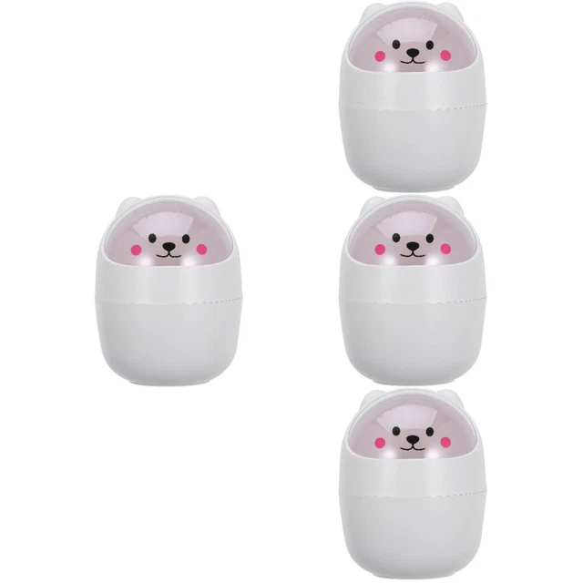 4 Pièces Poubelle Petits Bacs En Bacs De Rangement De Bureau Bacs De