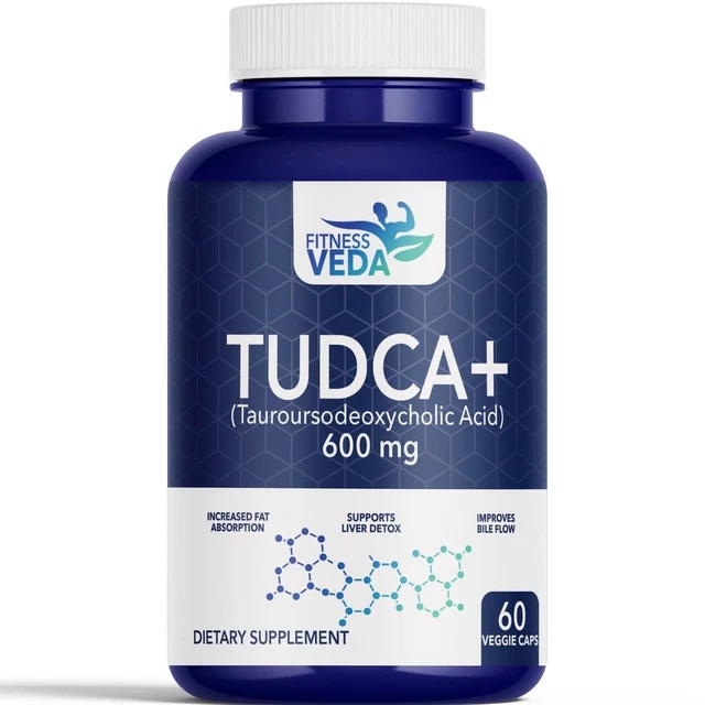 FITNESSVEDA LIVER DETOX Supplement Fat Absorption Tudca 600 Mg 60 FITNESSVEDA LIVER DETOX Supplement Fat Absorption Tudca 600 Mg 60