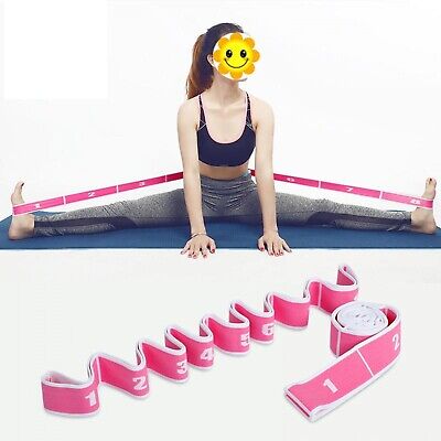 FITNESS Home Gym Stretching Trainer Pull Strap Yoga Cintura Fascia Elastica 