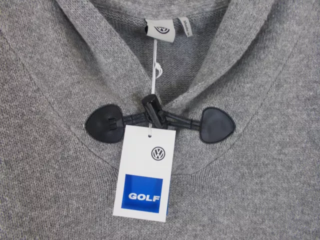 Mens Grey Lambs Wool Mix Pullover Jumper – Genuine Vw Golf Collection 2