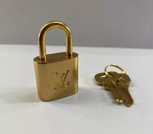 Louis Vuitton, Bags, Louis Vuitton 34 Gold Brass Lock And Key Wcoa