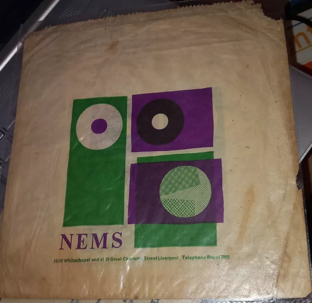 The Beatles Please Me Uk 7" No Made In Great Britain + Rare Nems Cover 63