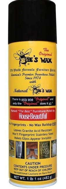 The Original Bee's Wax Beeswax Old World Formula Furniture Polish Spray 17 Oz.