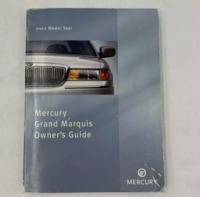 2002 Mercury Grand Marquis Owners Manual Handbook OEM L02B12030