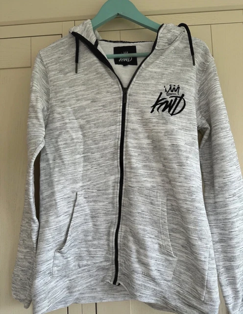 KWD KINGS WILL Dream Hoodie Full Zip Grey Size S
