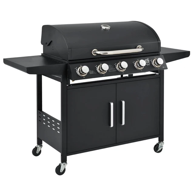 BBQ Grillwagen Gasgrill Dakota Edelstahl Barbecue Garten Grillen Juskys®