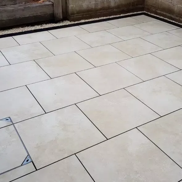 IVORY CREAM PAVING PORCELAIN 600X600 20mm