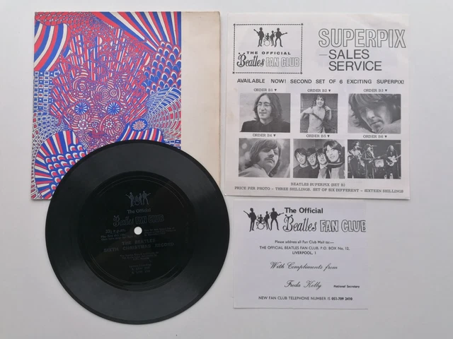 洋楽 The Beatles Sixth Christmas Record THE BEATLES SIXTH Christmas Record Fan Club Flexi Disc 1968