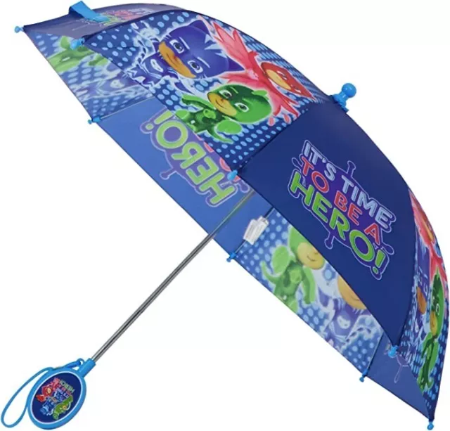 Hasbro PJ Masks Kids Umbrella for Boys,  Rain Wear for kids Age 3-6