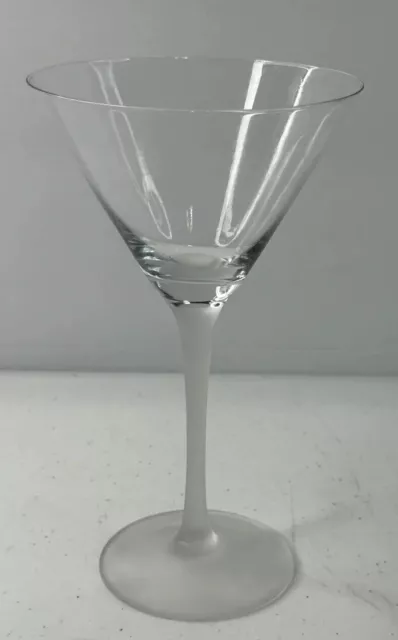 Belvedere Vodka Frosted Martini Glass 7.5" x 4.5" 1 Single Glass