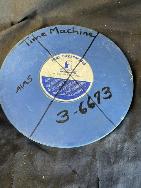 Películas clásicas incorporadas de colección de 16 mm en lata de la máquina del tiempo
