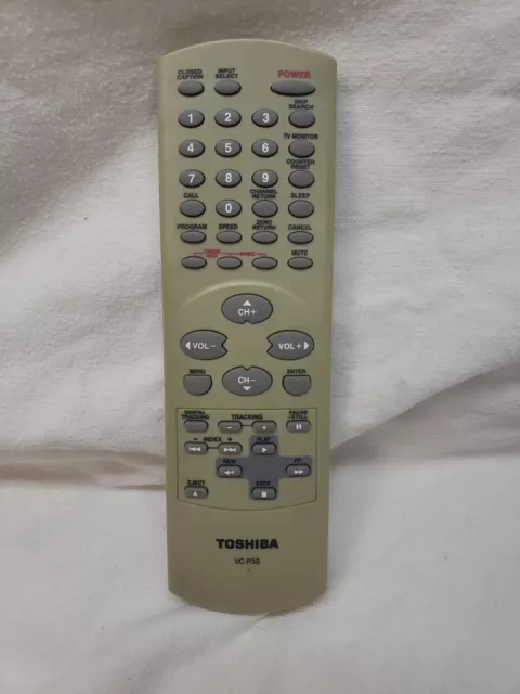 Genuine TOSHIBA Remote Control VC-P3S TV VCR Combo