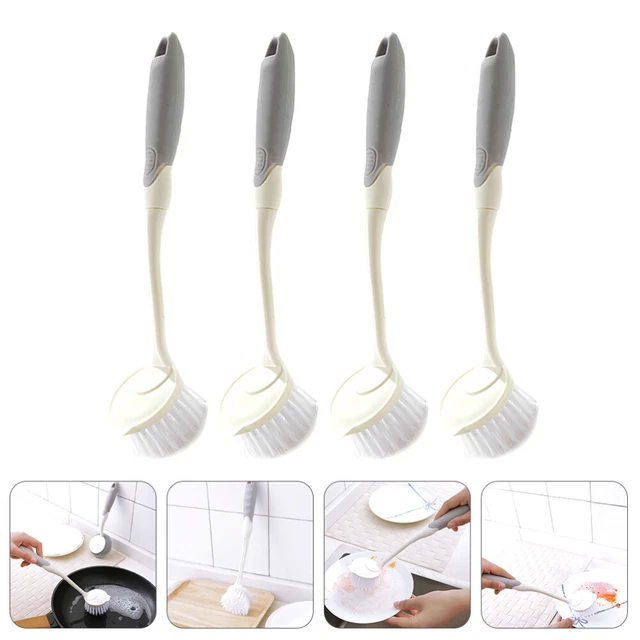 4 piezas esponja natural placa de cocina cepillo de limpieza esponja de acero inoxidable traducir