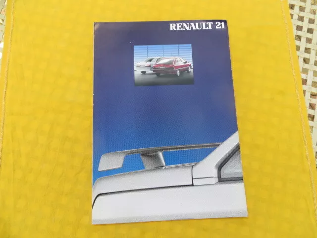 RENAULT 21 Nevada - catalogue publicitaire 1991