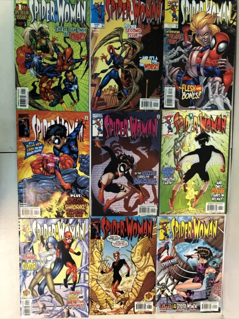 Spider Woman (1999) 3 Starter Sets # 1-18 & # 1-4 & # 1-5 (VF/NM) Marvel Limited