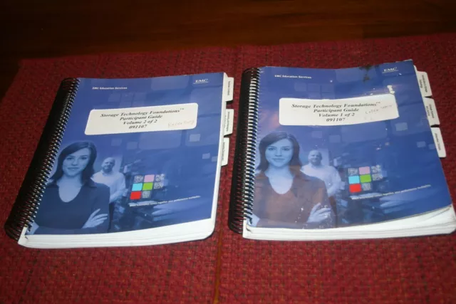 EMC Educational Services Storage & Information Infrastructure Manuals 1 & 2 