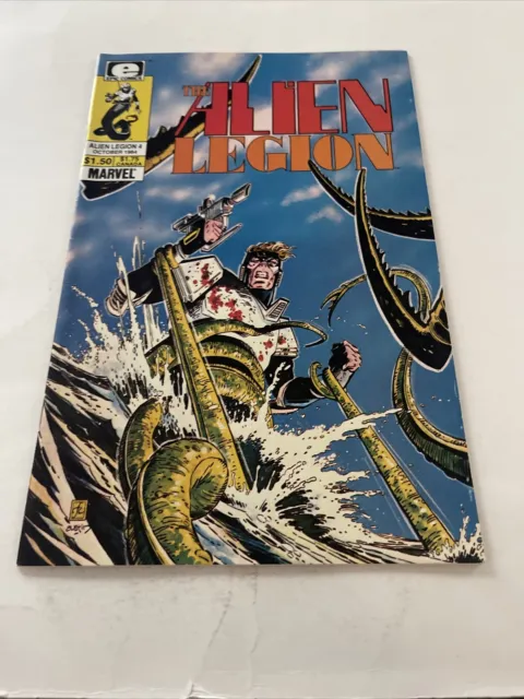 THE ALIEN LEGION #4  - Marvel Epic Comics - 1984 VF - Box 7