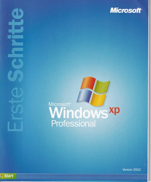 WINDOWS XP PROFESSIONAL | Erste Schritte Microsoft , Version 2002 ...