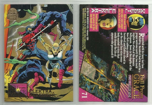 1994 Marvel Universe: Series 5 (Fleer) FALL FROM GRACE "Base Trading Card" #71
