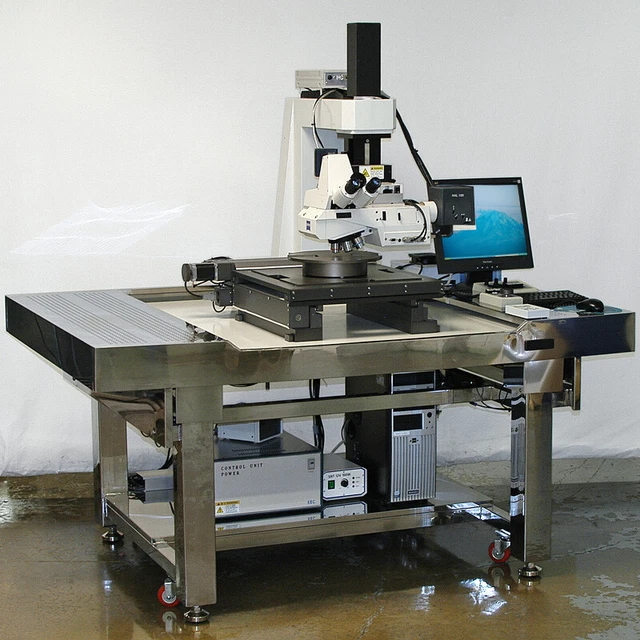 Zeiss Axiotron 2 300mm Video Wafer Inspection Station +Isolation Table Seoul 12"