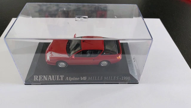 Ancienne Voiture Miniature Métal Rouge Alpine A106 Type MILLE
